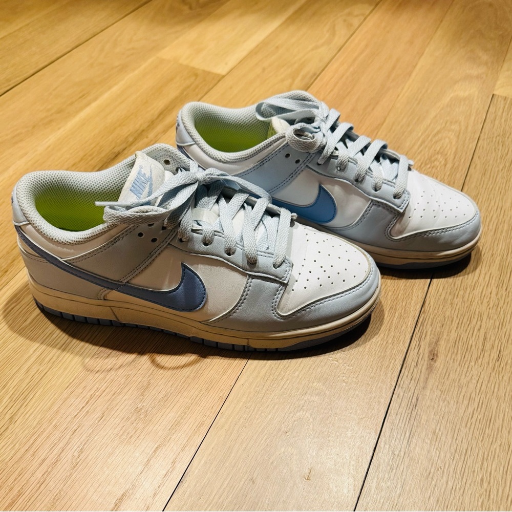 Nike Dunk White and Light Blue